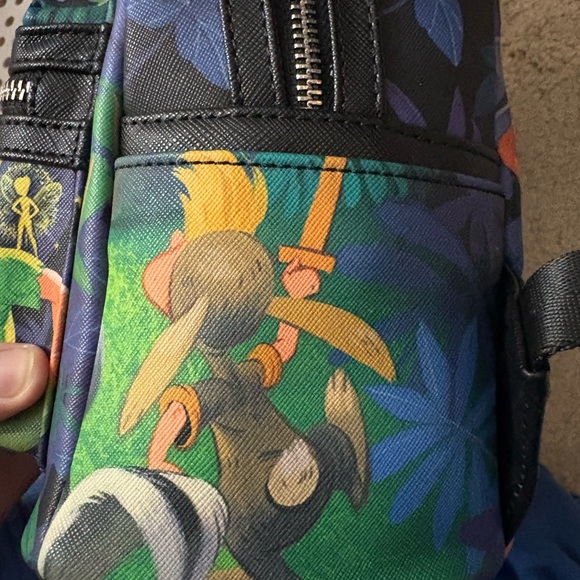 Loungefly Disney Peter Pan Backpack - Blue and Green main image 4